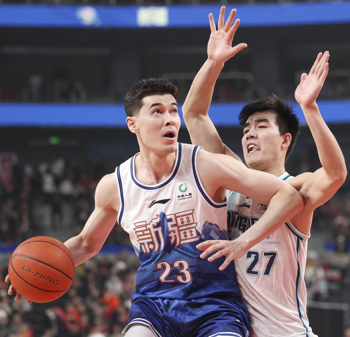 爱游戏亚洲官网-新疆男篮再次证明实力，取得胜利