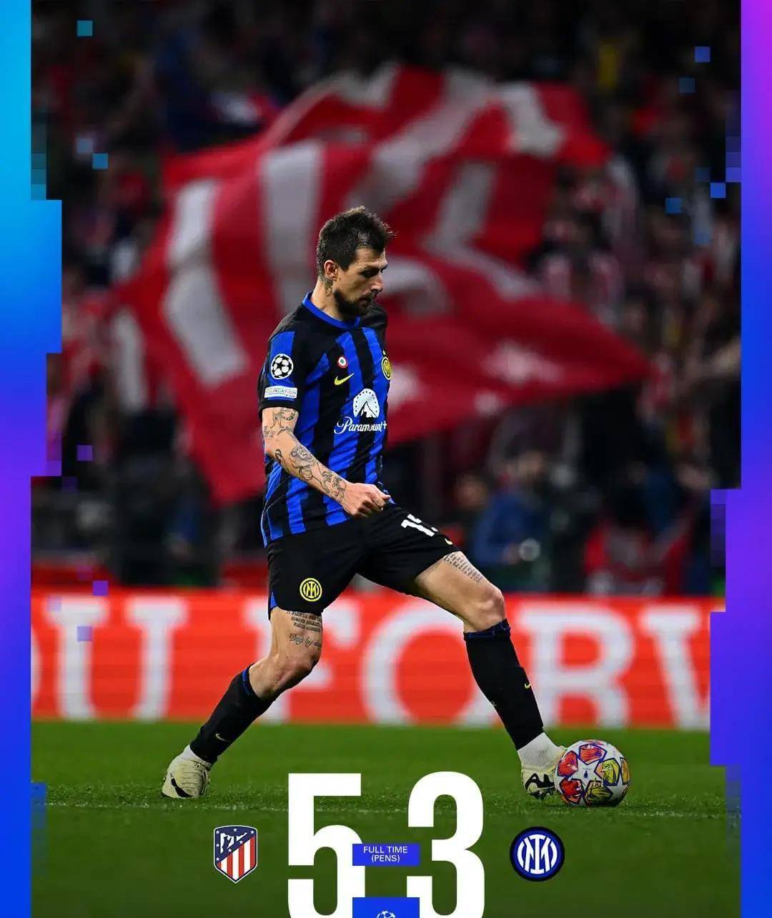 国际米兰客场不敌那不勒斯，遗憾出局